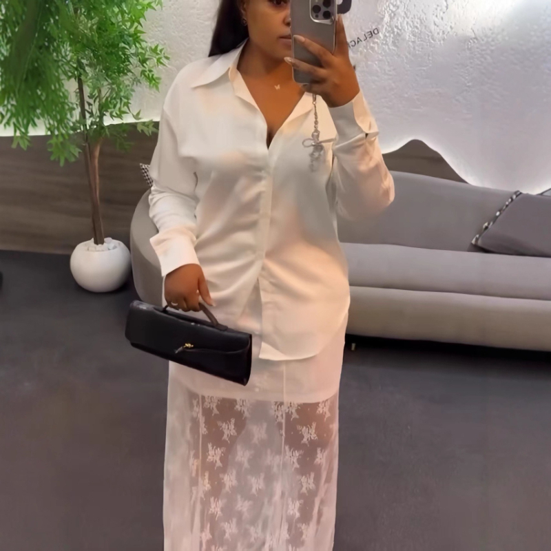 Summer Clothing Work - Женский комплект из двух предметов: юбка