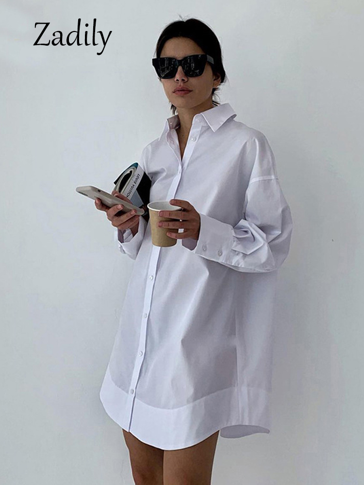 Summer Clothing Work - Zadily, осень 2021, минималистичная женская белая