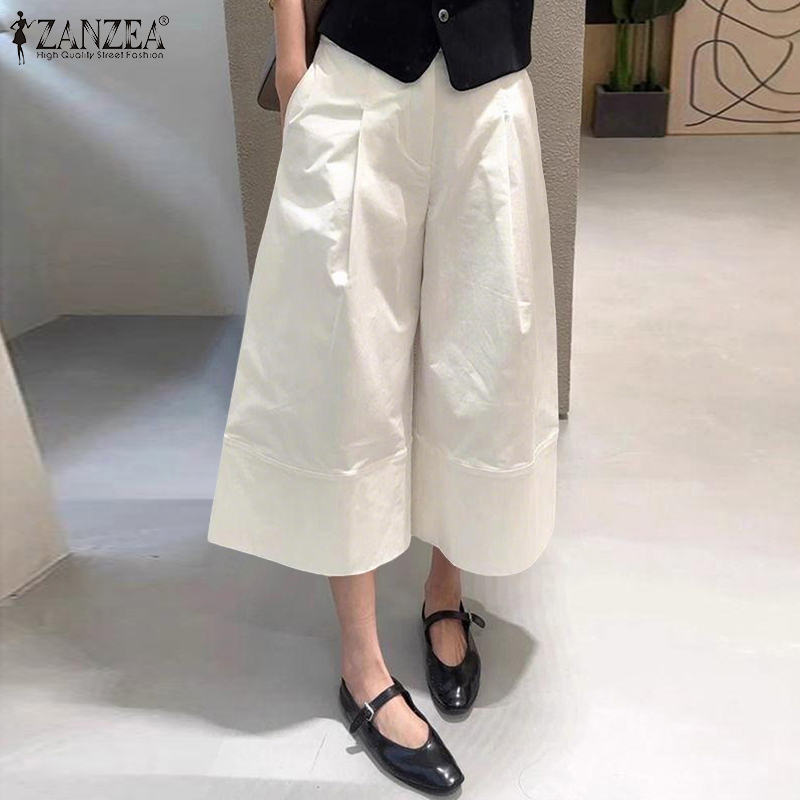 Summer Clothing Work - Женские брюки-капри ZANZEA больших размеров 5XL