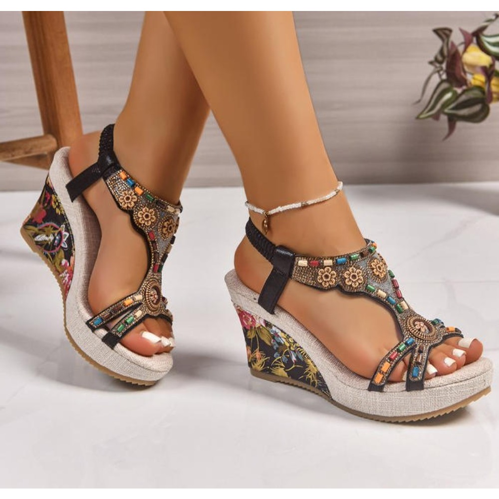 Summer Clothing Offers - Новые женские кожаные летние сандалии на