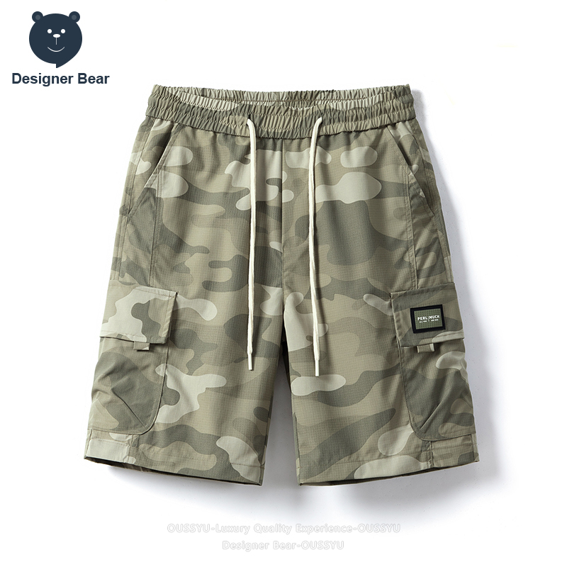 Summer Clothing Work - Брендовые летние камуфляжные шорты-карго для мужчин,