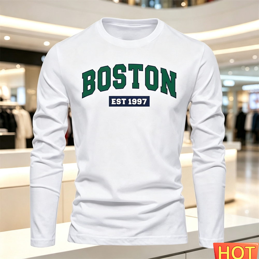 Summer Clothing Usa - Мужская футболка с длинными рукавами на