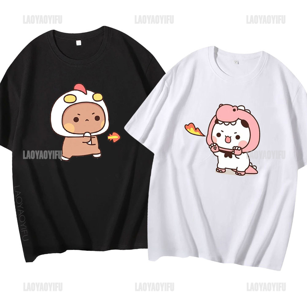 Summer Clothing For 70 Year Old Woman - Футболка Kawaii Bubu Dudu для девочек,