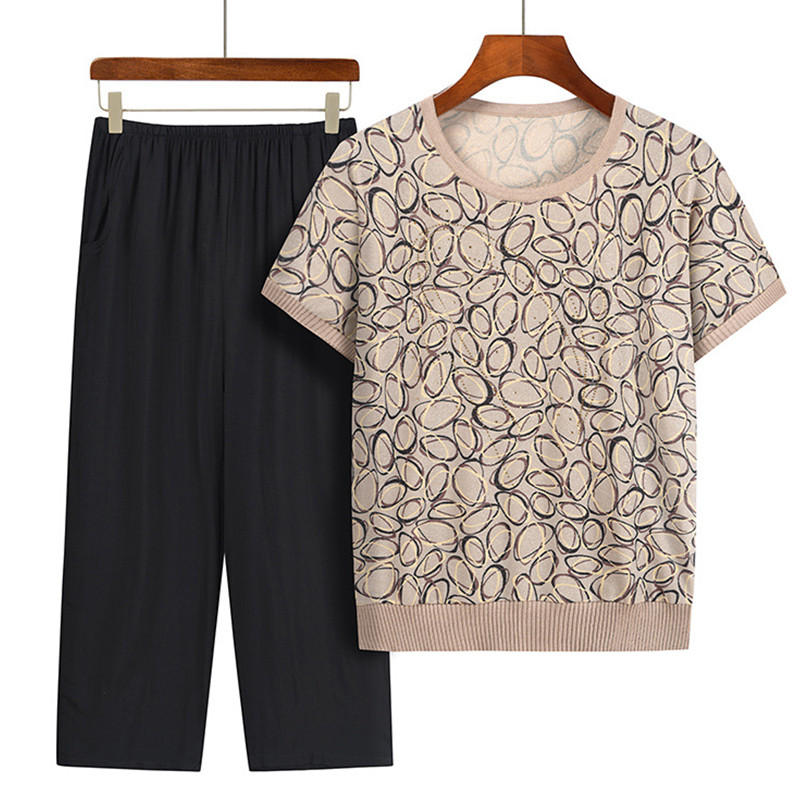 Summer Clothing For 70 Year Old Woman - Костюм женский летний из двух предметов,