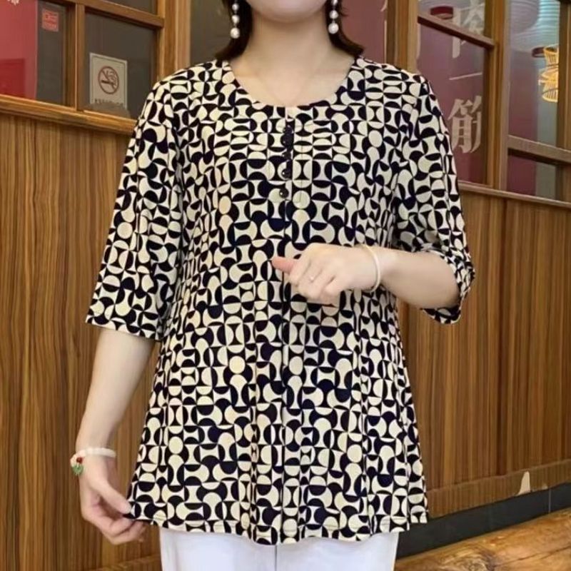 Summer Clothing For 70 Year Old Woman - Футболка женская с винтажным принтом, Повседневная