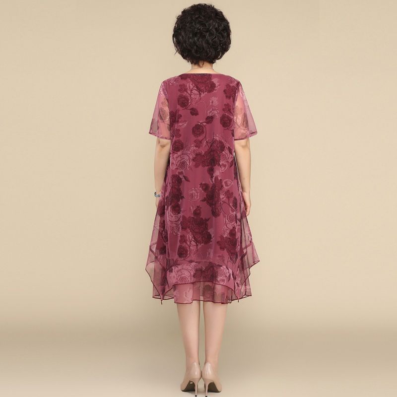 Новинка, платья с круглым выре – обзор и цена Summer Clothing For 70 Year Old Woman