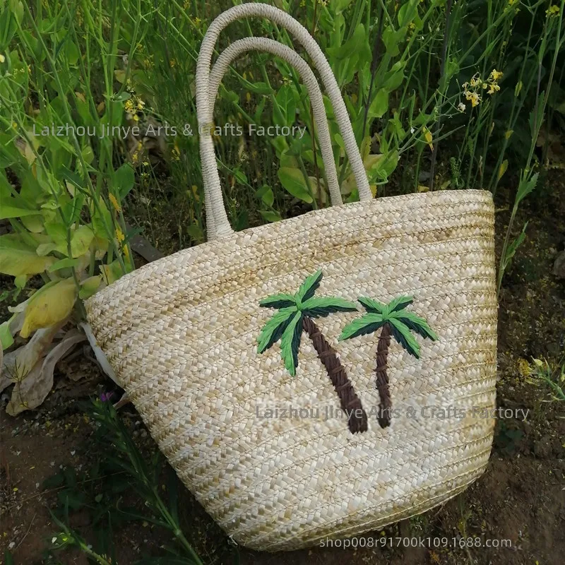 Плетеная сумка-ведро из пшенич – обзор и цена Beach Bag Straw