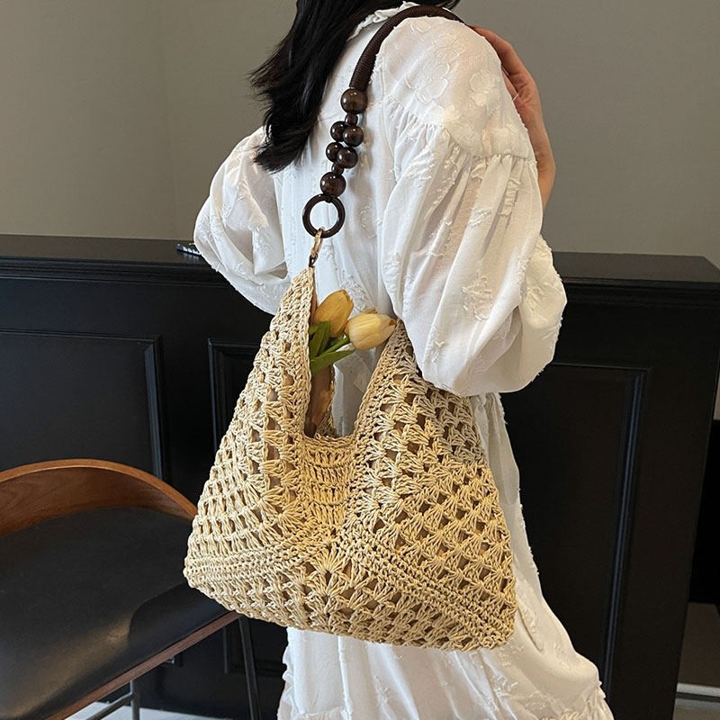 Пляжная сумка-тоут из соломы с – обзор и цена Beach Bag Straw