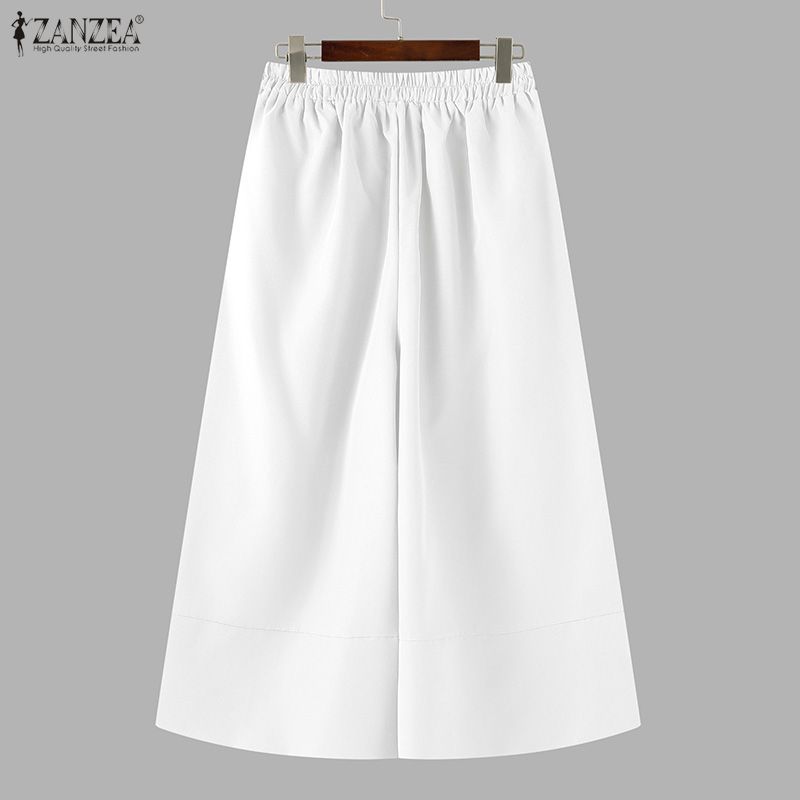 Женские брюки-капри ZANZEA бол – обзор и цена Summer Clothing Work