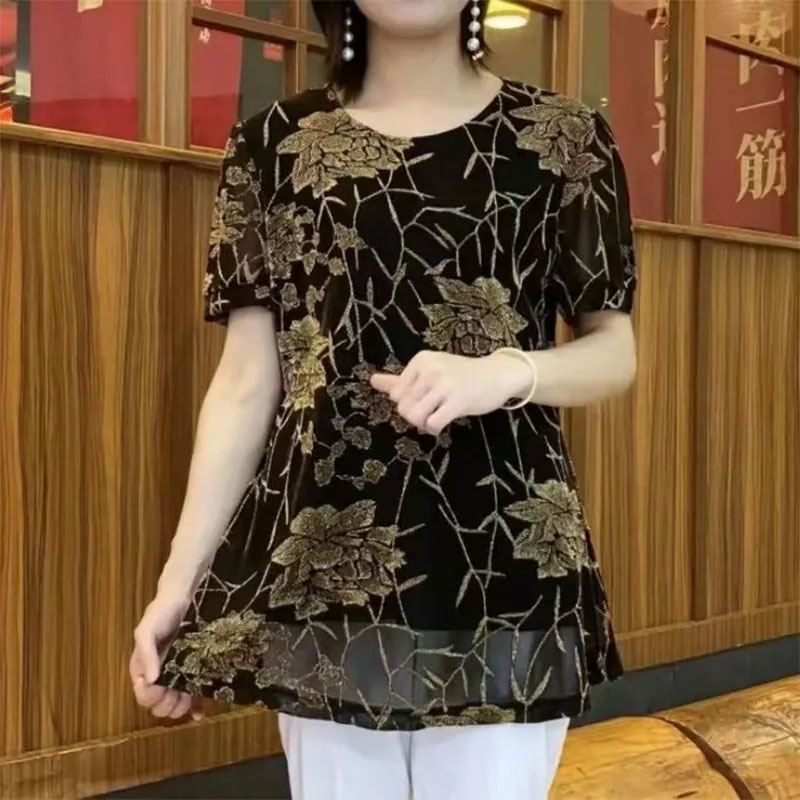 Новые яркие шелковые газовые п – обзор и цена Summer Clothing For 70 Year Old Woman