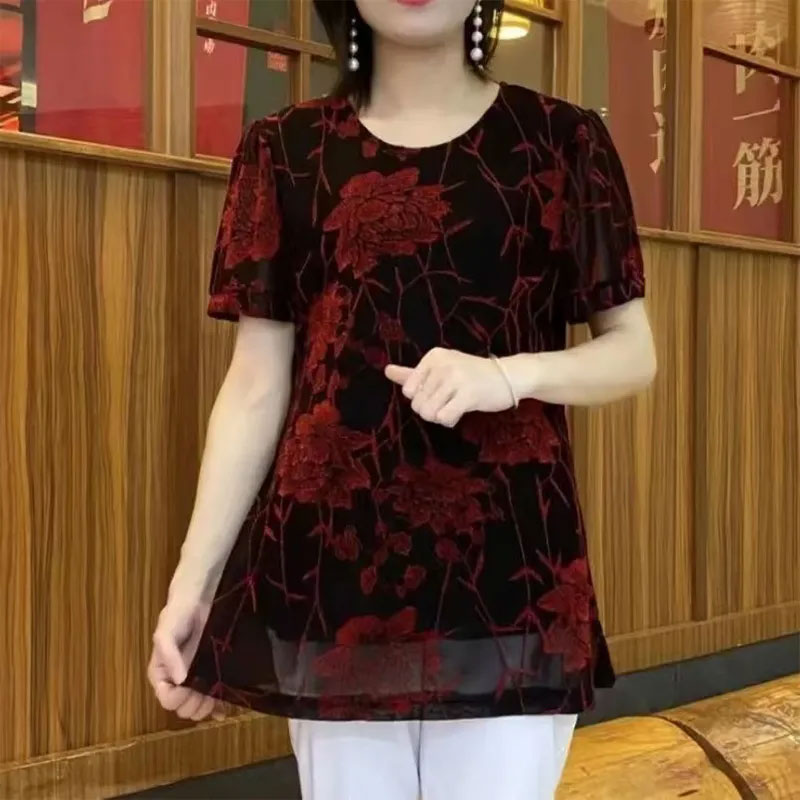 Новые яркие шелковые газовые п – обзор и цена Summer Clothing For 70 Year Old Woman