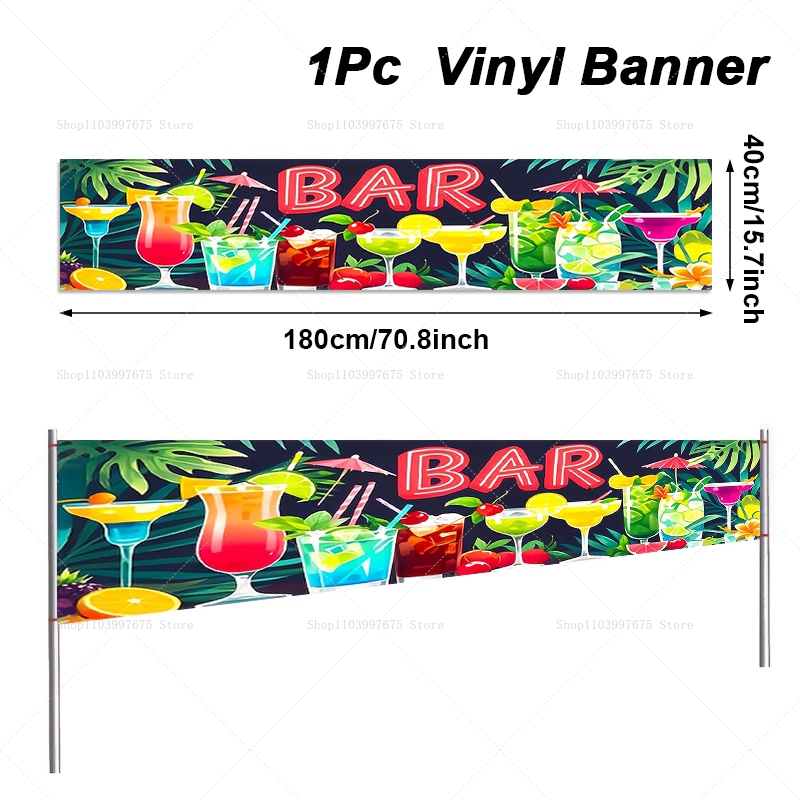 Гавайский приморский бар, вече – обзор и цена Summer Clothing Banner