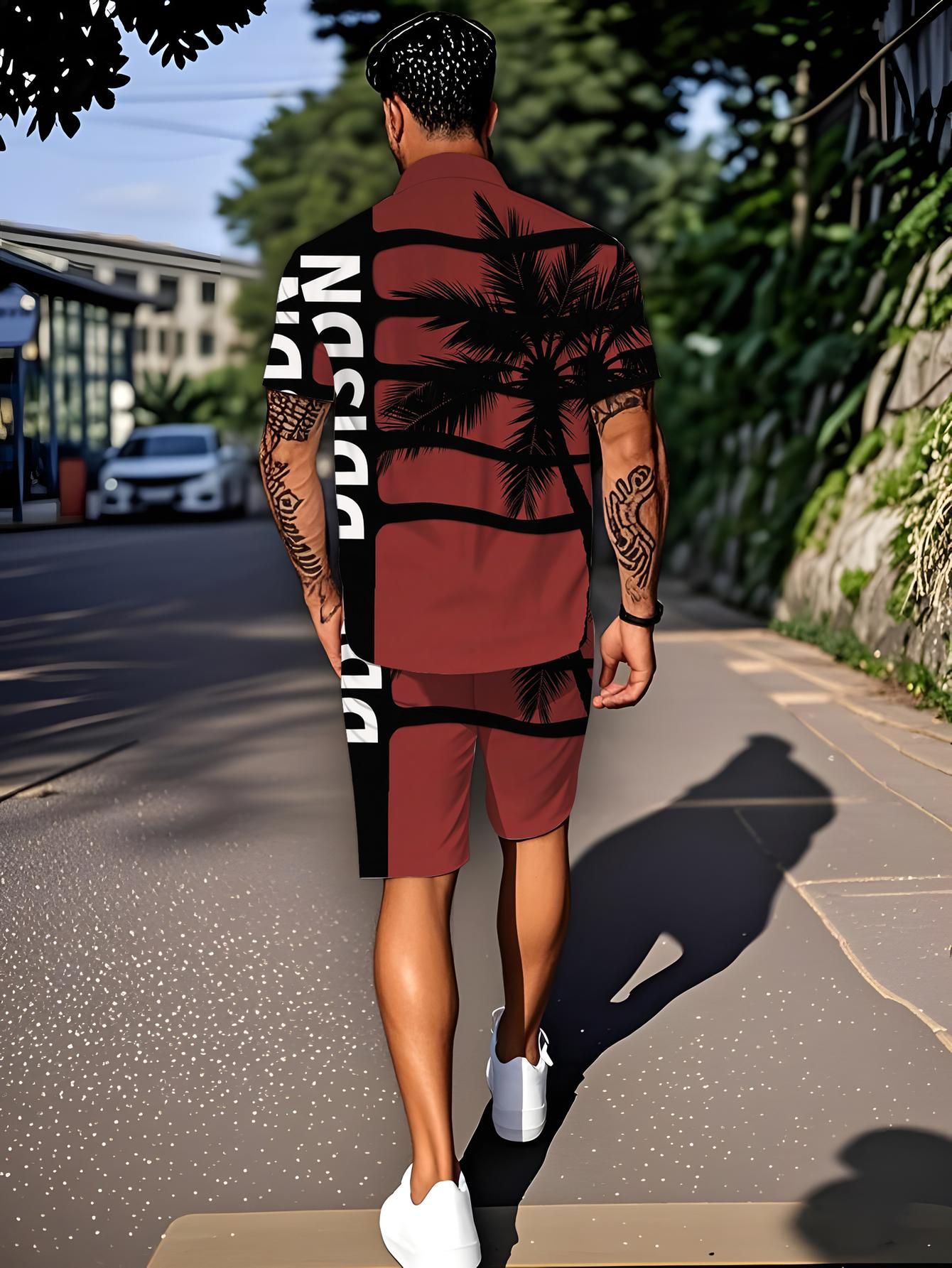 Мужские комплекты с рубашками  – обзор и цена Summer Clothing Drip
