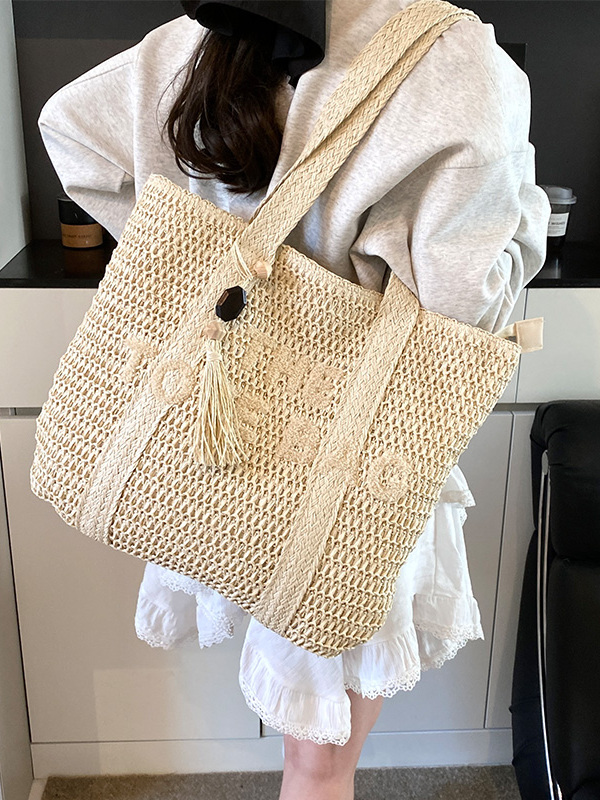 Летняя пляжная сумка-тоут из п – обзор и цена Beach Bag Straw